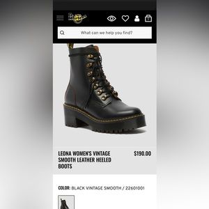 LEONA WOMEN'S VINTAGE SMOOTH LEATHER HEELED BOOTS size 8 W